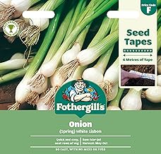 Fothergill's Onion (Spring) White Lisbon Winter Hardy, Vegetable Seeds, 650 Seeds, Sow: Mar-Sep