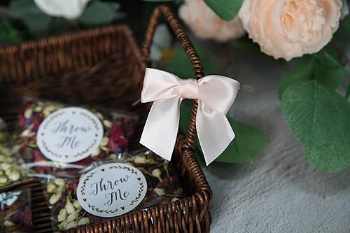 Miniatura 16 de RainbowPana - Paquete de 60 lazos de corbata de lujo, lazos de satén amarillos de 3 pulgadas, decoración de manualidades premontadas para paquete