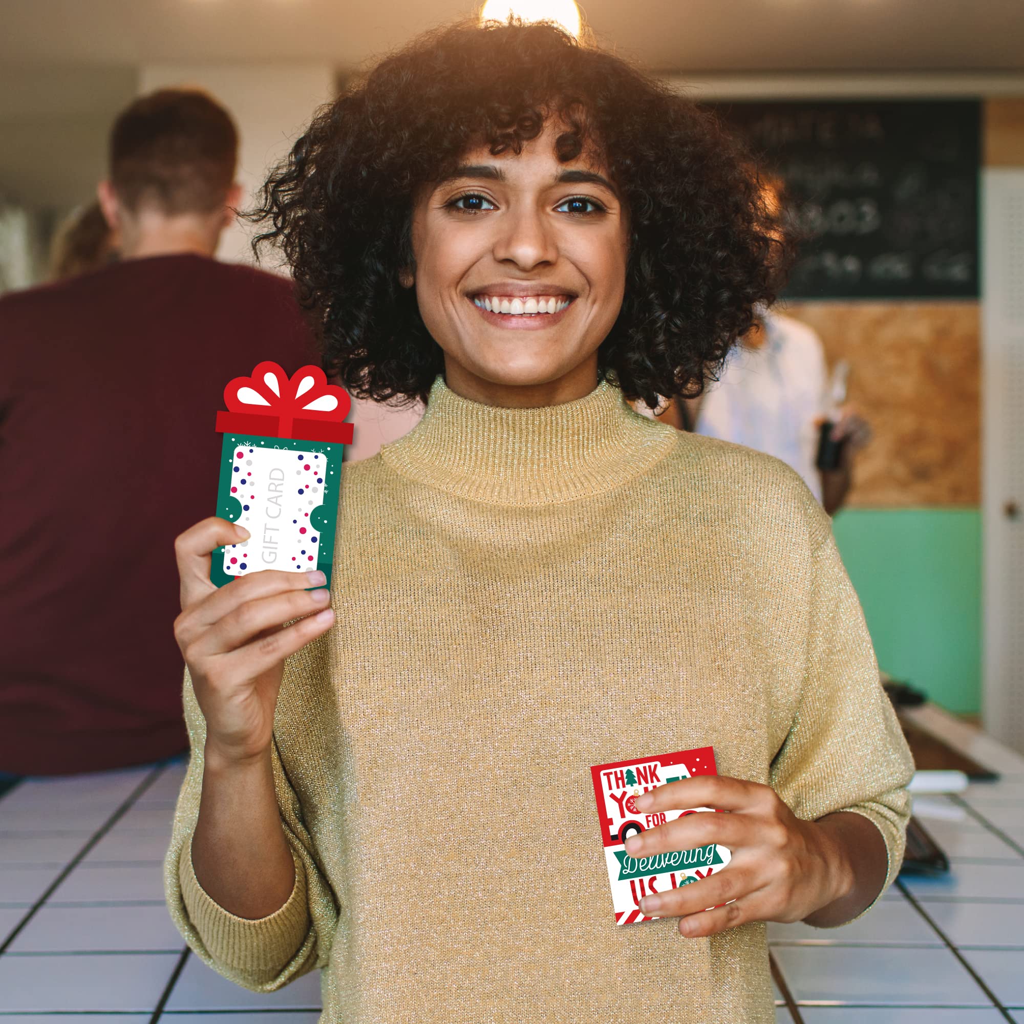 Amazon.com: Big Dot of Happiness Christmas Delivery Drivers Appreciation -  Thank You Mail Carriers Money and Gift Card Sleeves - Nifty Gifty Card  Holders