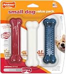 Nylabone Dura Chew Toy, Regular Size, Red/White and Blue, Triple Pack