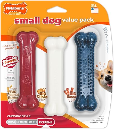 Vista 133 de Nylabone Power Chew Juguete masticable para perros, de pollo, XL/súper, para más de 50 libras
