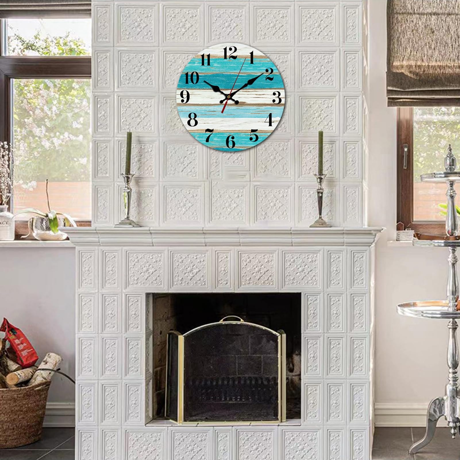 Adesivo Murale Orologio Grande Diametro 25 Cm – Ideale Regalo Compleanno E Anniversario