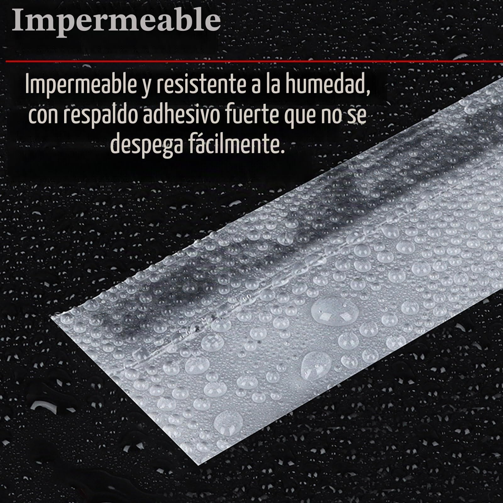 Barrera Antilluvia para Ventanas,Barra De Goma Autoadhesiva Impermeable Para Ventanas,protectores puertas contra lluvia,Evita El Reflujo De Agua De Lluvia,para protección exterior del hogar