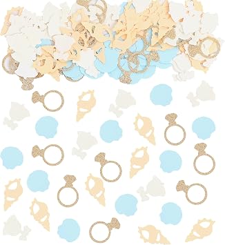 200PCS Seashells And Wedding Bells Confetti - Bachelorette Table Decoration