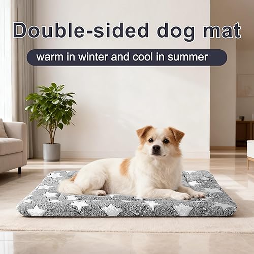 Miniatura 2 de Tapete de cama para perro, almohadillas reversibles para perros pequeñosmedianosgrandes y gatos que duermen, portátil y suave, almohadilla para cama