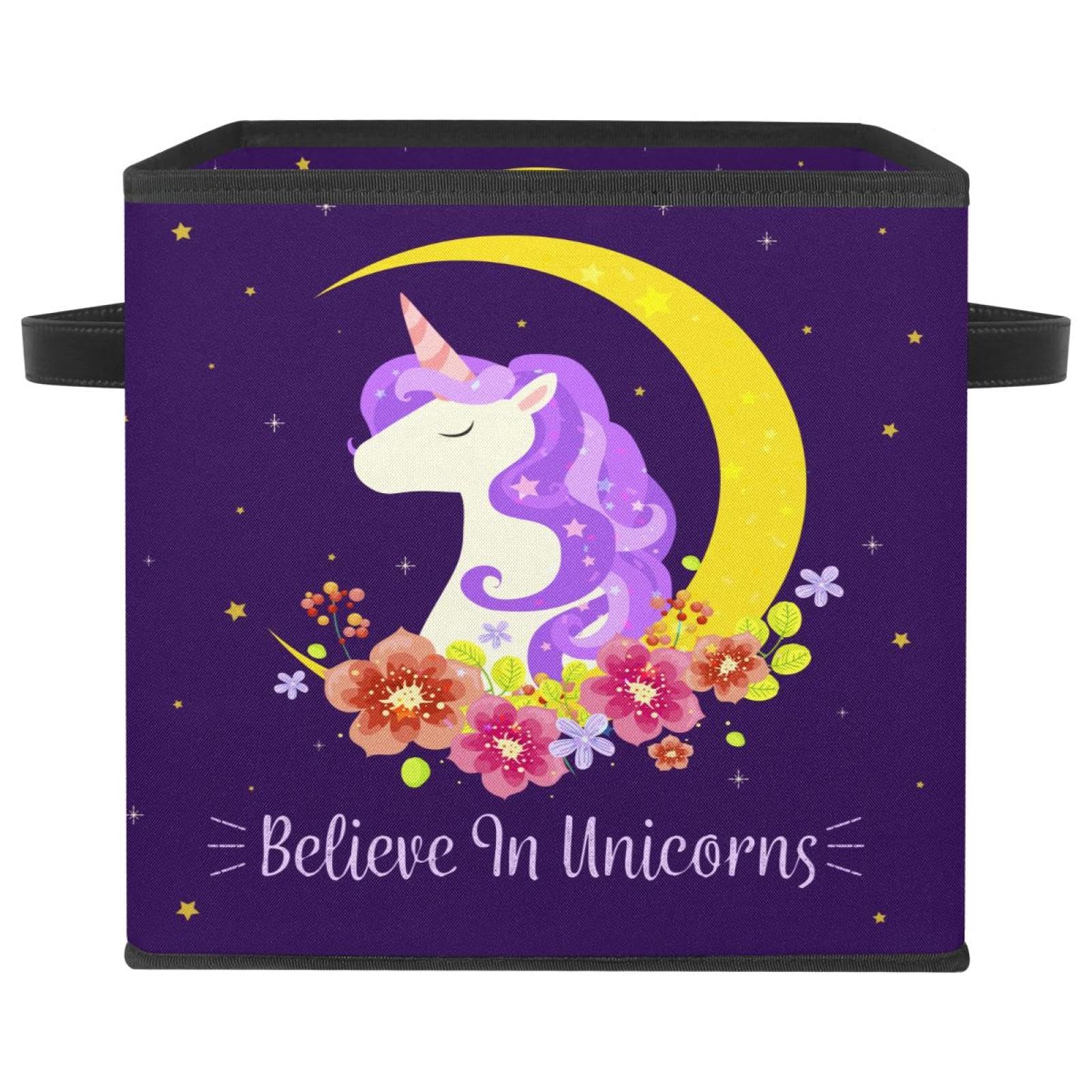 Boîte licorne magique pour ranger les jouets de la chambre
