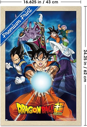 Miniatura 38 de Trends International Dragon Ball Super - Póster de pared de grupos, 22.375 x 34 pulgadas, paquete de póster y montaje