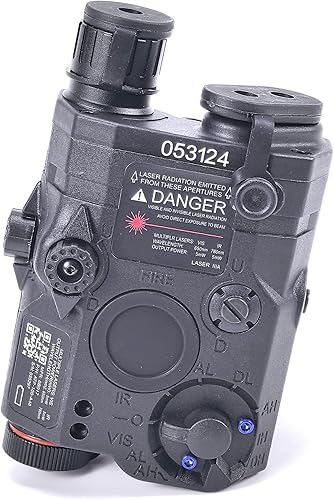 Miniatura 2 de ATAIRSOFT PEQ Caja de batería LED Linterna + mira roja para AEG GBB CQB PEQ15-Negro