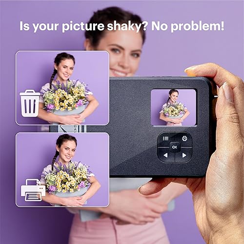 Miniatura 7 de Kodak Mini Shot 2 Retro  Paquete de regalo de accesorios  Cámara instantánea inalámbrica portátil e impresora de fotos, compatible con dispositivos