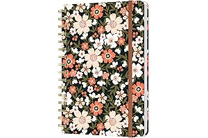 Notebook Flower: A Spiral Journal Notebook for Women with a Beautiful Floral Design