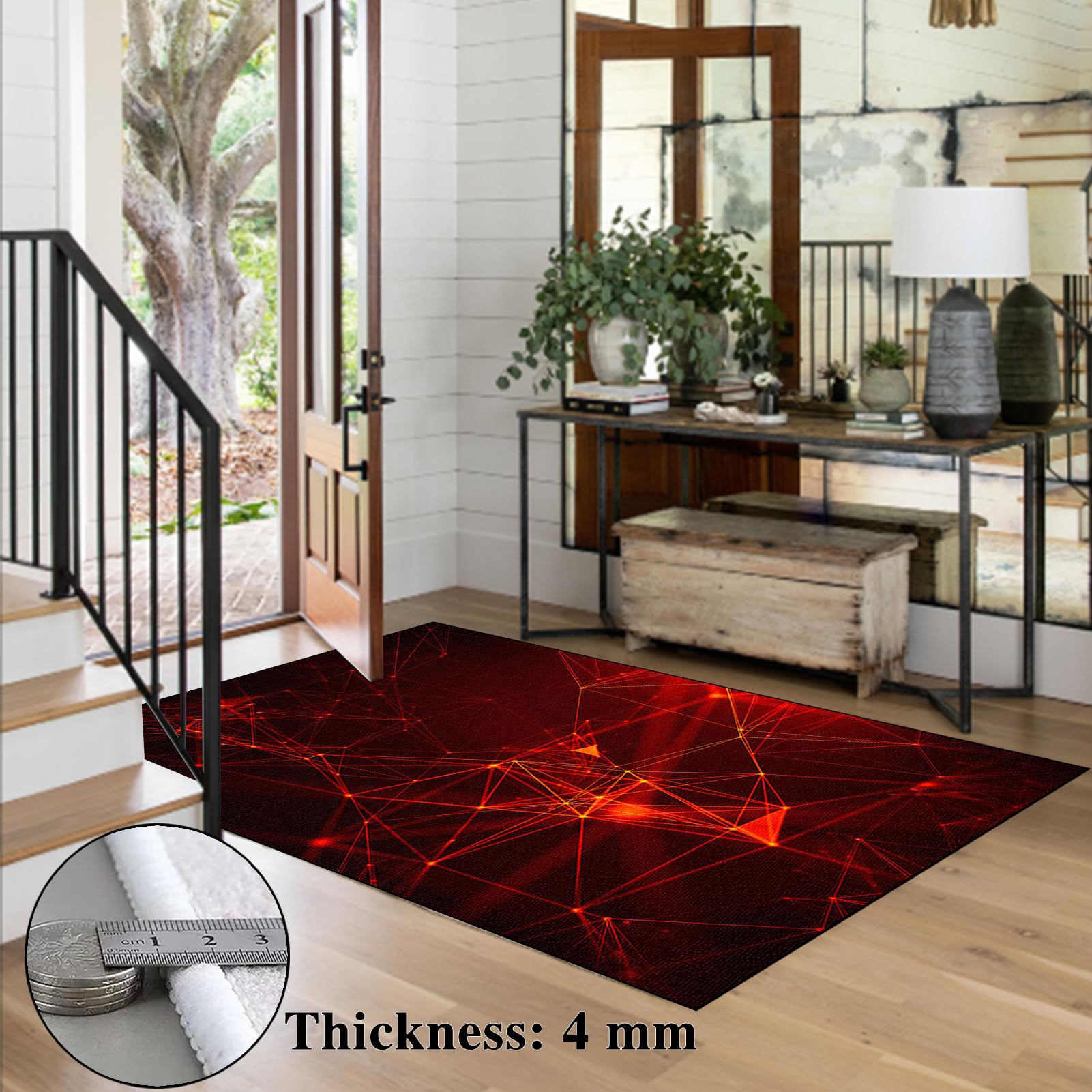 100 x 140 cm Alfombra para Silla Oficina con Ruedas, Alfombra Silla Gaming, Protector Suelo Silla Ruedas, Alfombra Silla Escritorio Antideslizante, Alfombra Silla Gamer Alfombra Protectora Suelo