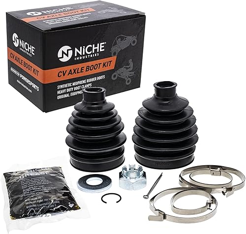 NICHE Kit de arranque de eje CV delantero para Can-Am 705401354 705401355 Outlander 650 1000 800R 850 Renegade 570 XMR ATV