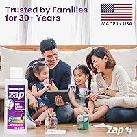 Vista 6 de Zap Champú para piojos extra fuerte - Kit de piojos peine incluido 4 onzas líquidas.