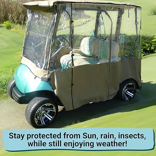 Miniatura 4 de Formosa Covers  Carrito de golf Recinto de conducción para Yamaha Drive 2 plazas - Todo Tiempo