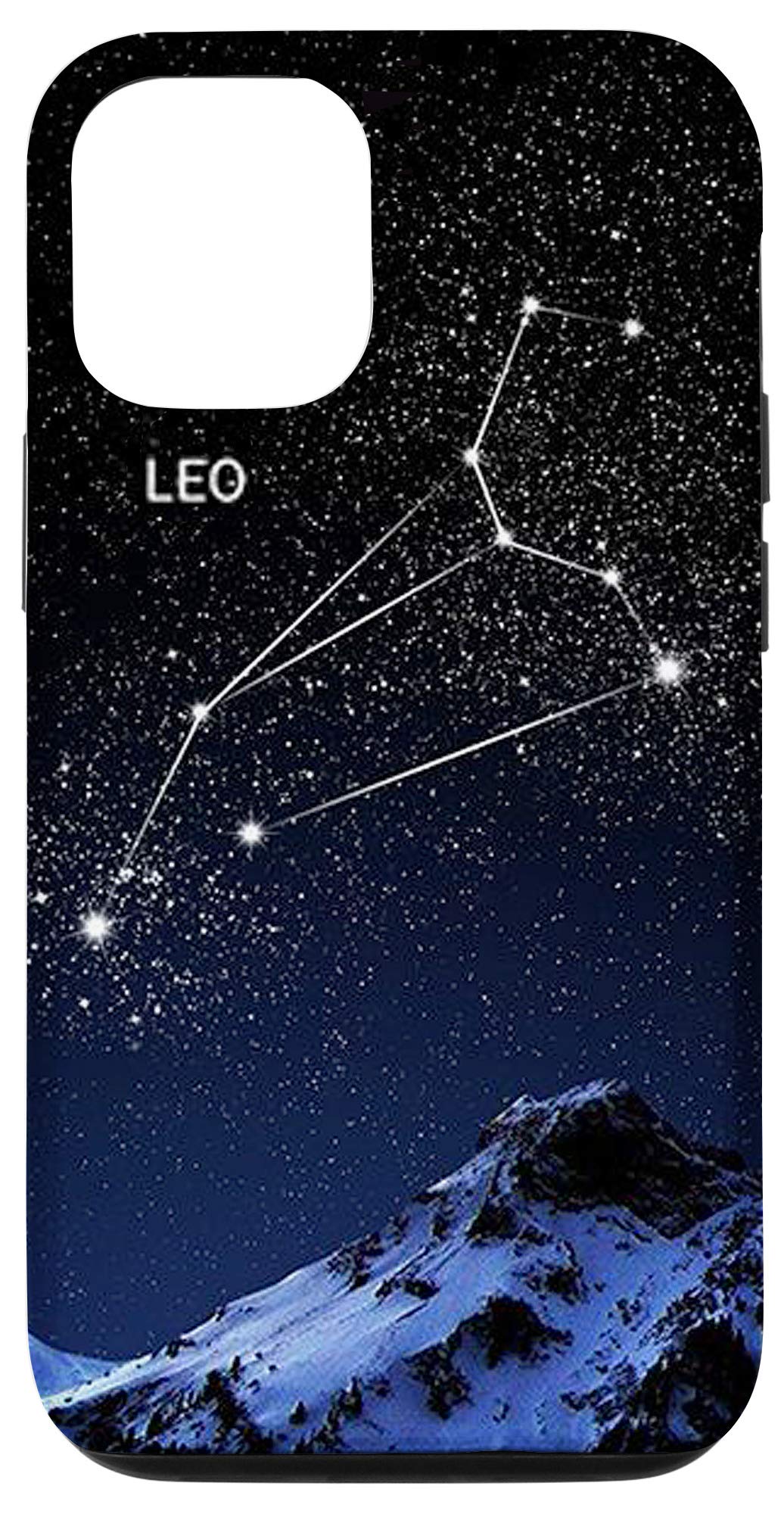 iPhone 12/12 Pro LEO - Constellation Zodiac with Starry Sky Case