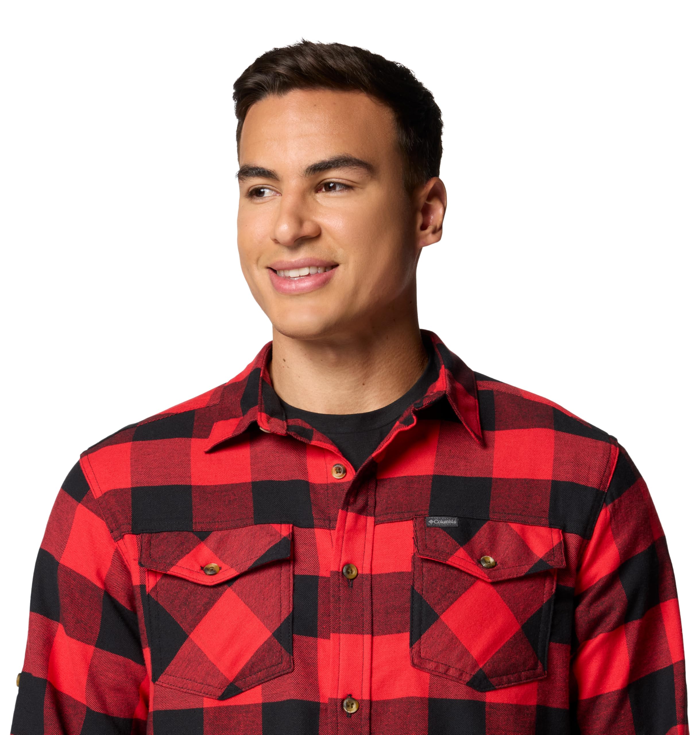 Columbia Bearmouth Springs Roll Up Long Sleeve Flannel Shirt Bearmouth Springs EXS - Camicia Arrotolabile Uomo (Pacco da 1)