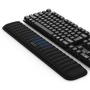 MEKASS Keyboard Wrist Rest Soft Memory Foam Wrist Support for Keyboard Keyboard Hand Rest Pad for Wrist Pain