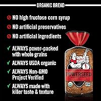 Vista 6 de Dave's Killer Bread Powerseed, Pan orgánico con semillas, 1g de azúcar por rebanada, pan de 25 onzas