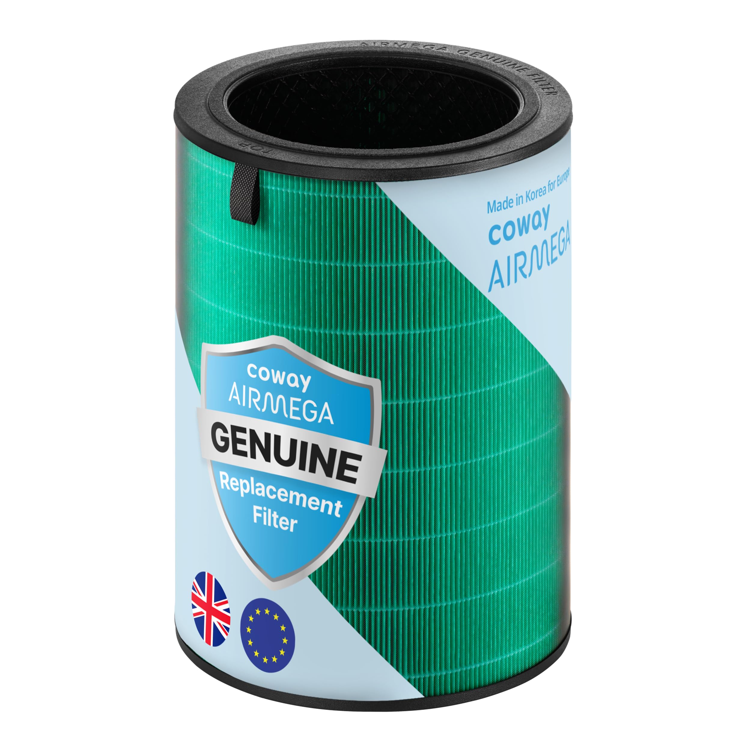 COWAY Oryginalny zestaw filtrów zamiennych Airmega 450, filtr wstępny, filtr HEPA i filtr z węglem aktywnym, usuwa kurz, zapachy, VOC, standardowy zestaw filtrów 3 w 1
