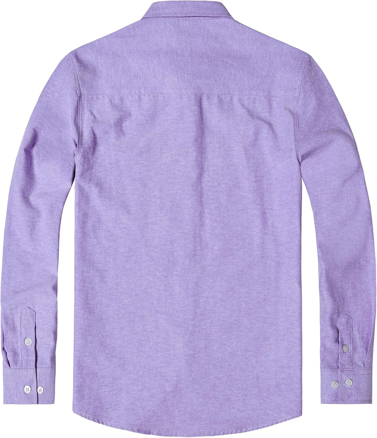 Mens Oxford Button Down Shirt Long Sleeve Dress Shirts Solid Business Casual Office Shirts with Pockets - Image 3