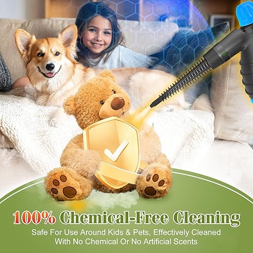 Miniatura 4 de Limpiador de vapor de limpieza profunda, calentamiento rápido, limpieza eficiente, vaporizador de mano multiusos para limpieza, limpiador de vapor