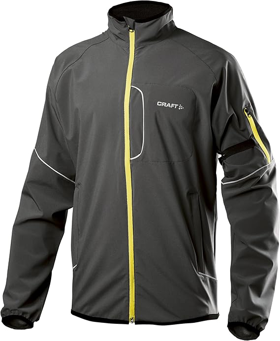Craft Trail Running Jacket Grey Small Amazon.co.uk Fashion