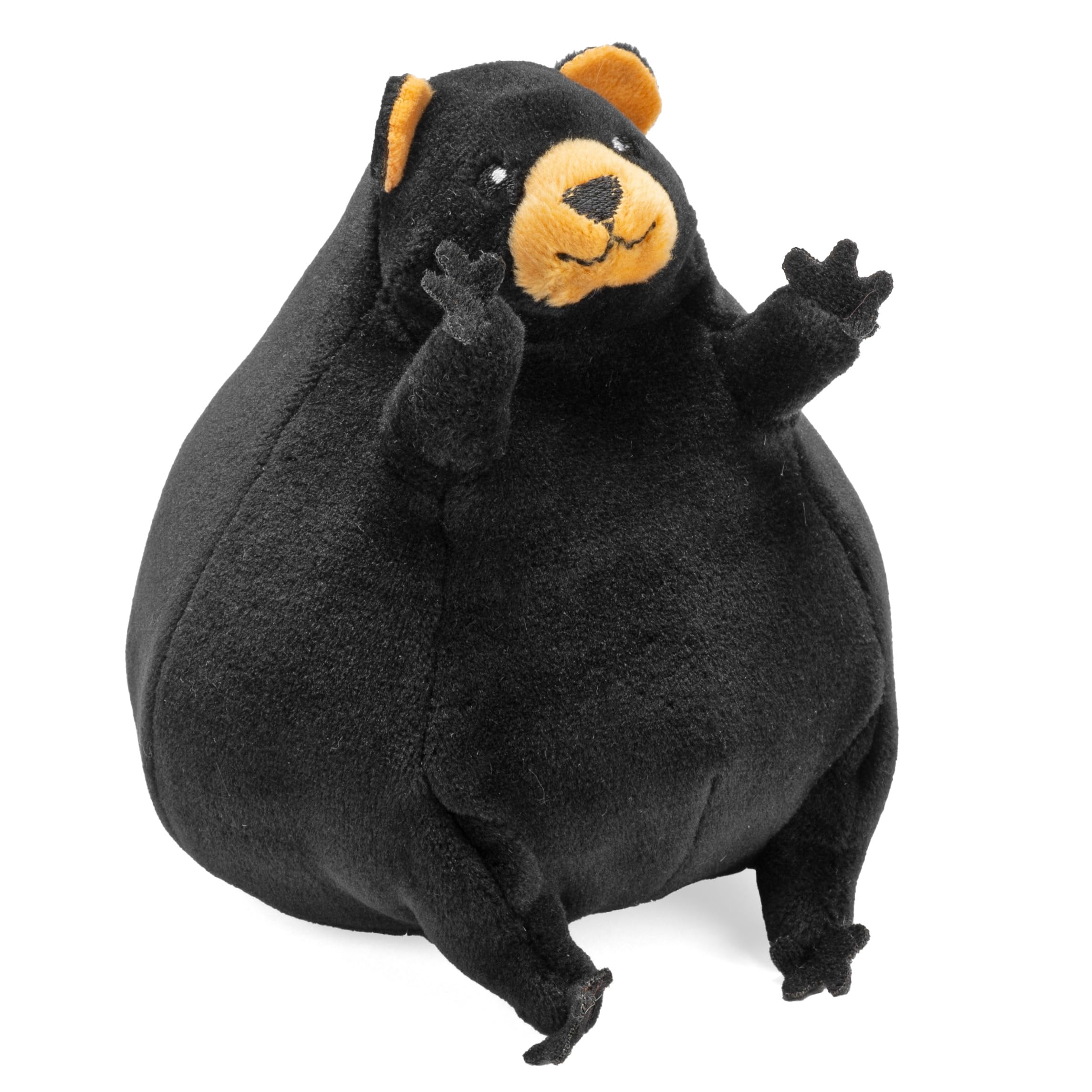Amazon.com: Wild Republic Flipkins Black Bear, Stuffed Animal, 5