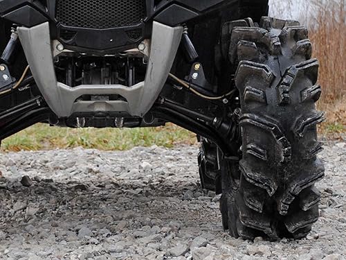 Miniatura 2 de SuperATV Brazos A inferiores de alta holgura para Polaris Sportsman 5508501000 (ver ajuste)  Espacio adicional de 1.25 pulgadas  Funciona con