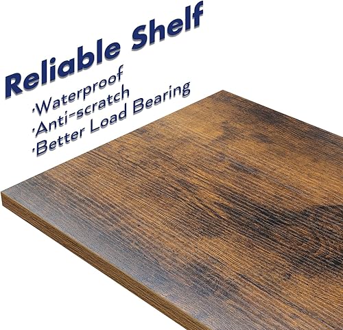 Miniatura 7 de NUMENN Bookshelf, 5 Tier Bookshelves, Home Office Bookcase Shelf Storage Organizer, Free Standing Storage Shelving Unit for Bedroom, Living Room and