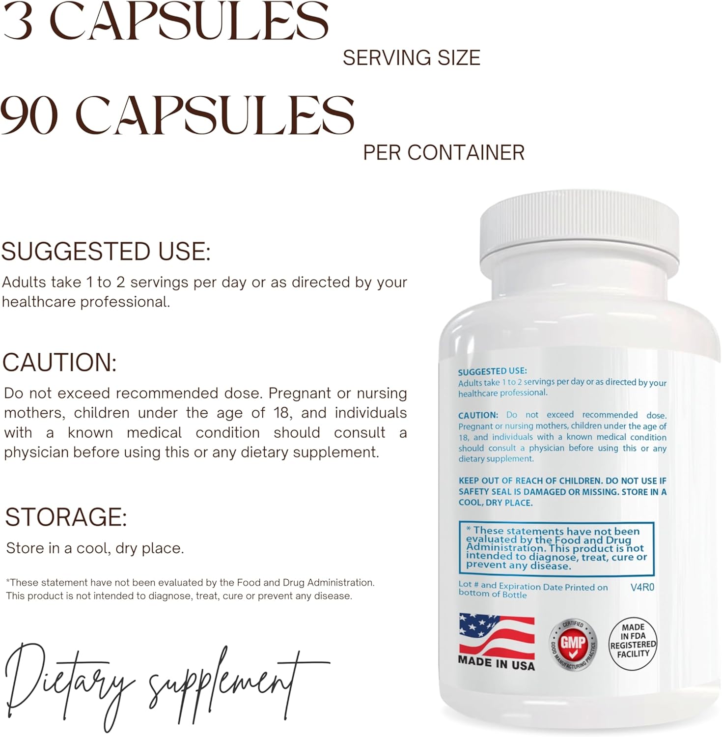 Collagen Complex | Supports Skin, Hair, Nails & Joint Health | Boosts Hydration, Elasticity & Strength | 90 Capsules