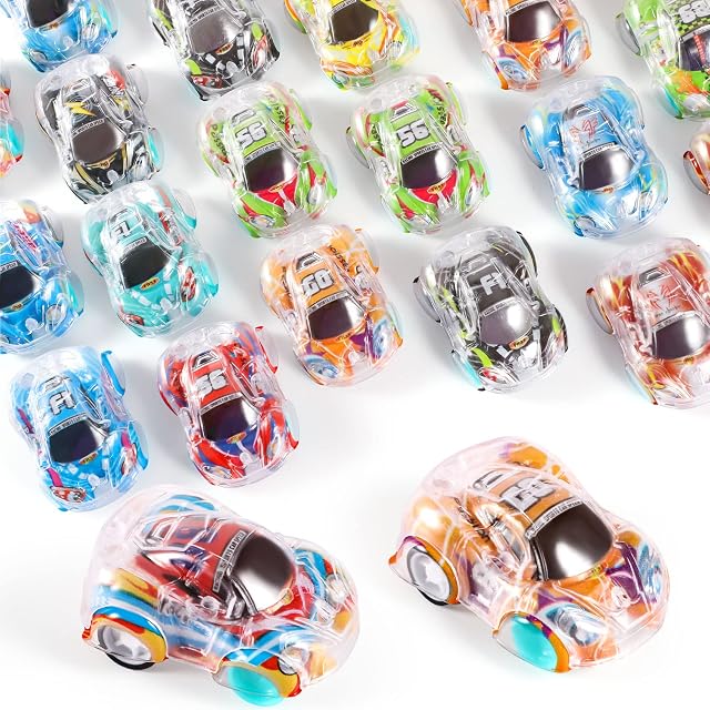 28Pcs Pull Back Cars, Mini Toy Cars Party Bag Fillers for Kids Racing Car Party Favours Toys Kids Christmas Stocking Fillers for 1 2 3 5 Year Old Boys Girls Toddlers