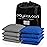 Play Platoon Weather Resistant Cornhole Bags - Set of 8 Regulation Corn Hole - Blue & Gray - Durable Duck Cloth Corn Hole for Tossing Game, Includes Tote Bag