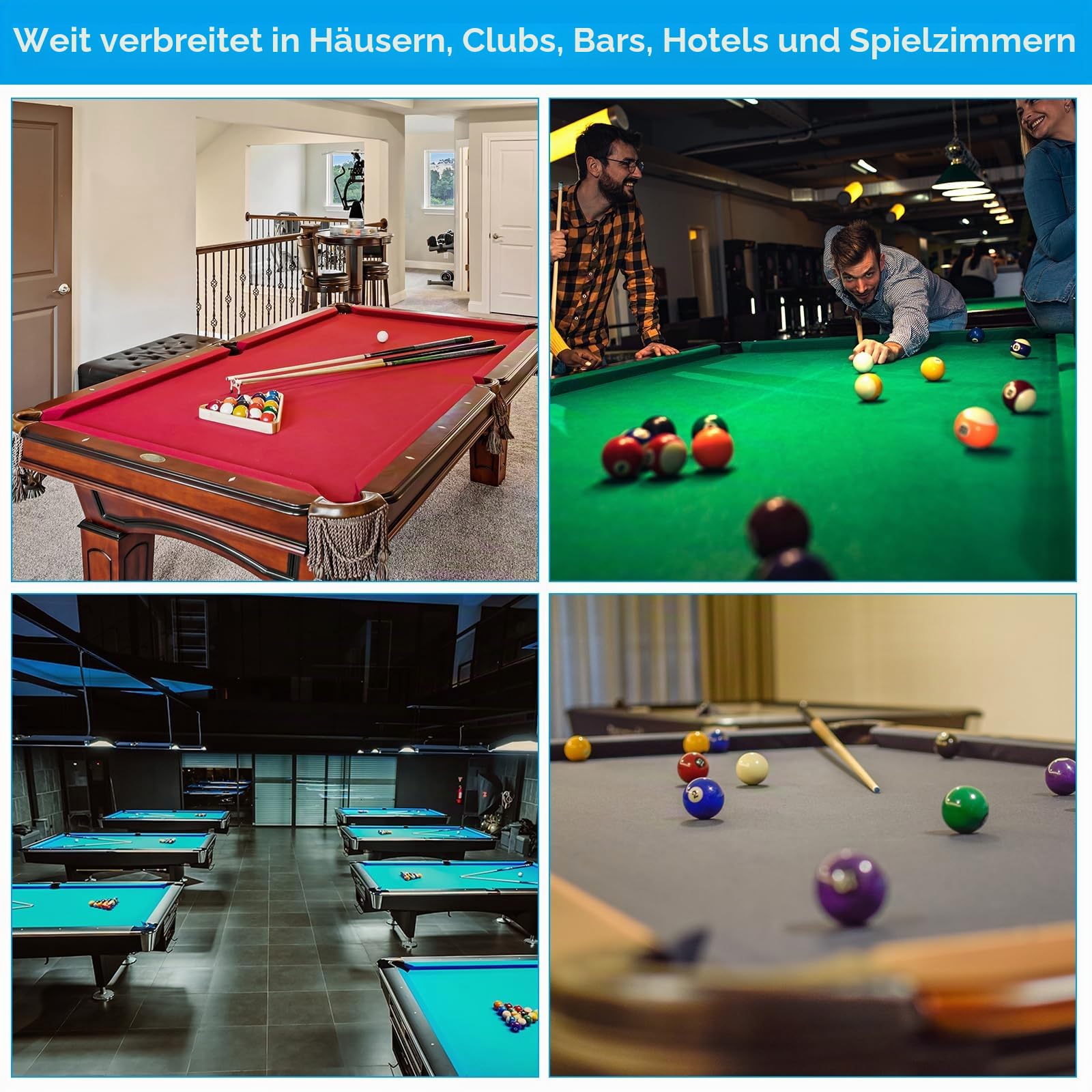 PATIKIL Billardtuch 7 Fuß Professioneller Pooltischfilz mit 6 Filzstreifen, Snooker Tuch Filz Billardschutz Ersatz Zubehör für Indoor Billardtisch Billard Zubehör Bars Clubs, Rot