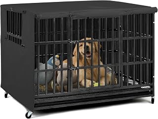 Explore Land Dog Crate Cover, 38 inches, Black