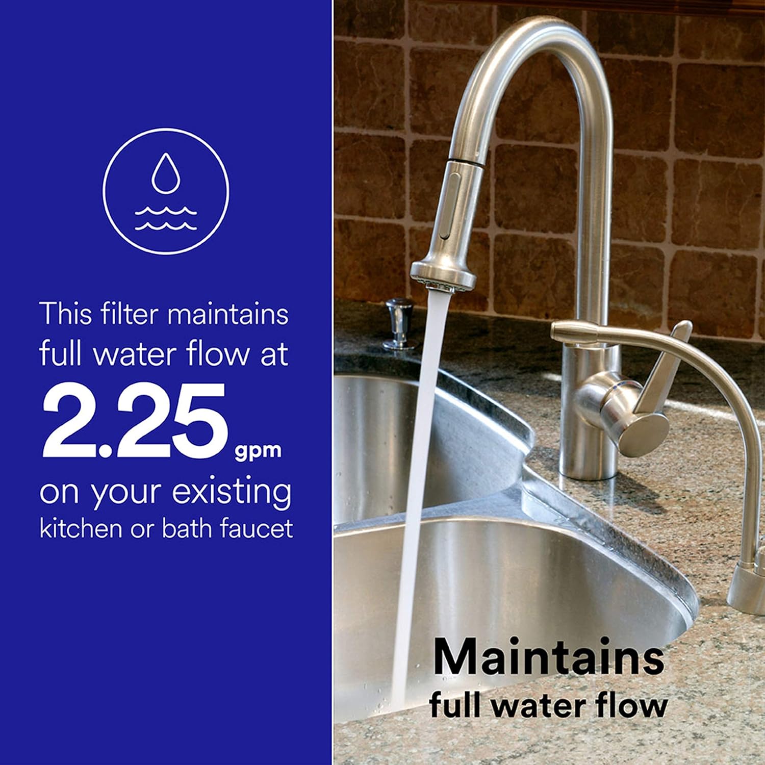 Filtrete Standard Under Sink Quick Change Water Filtration System 3US