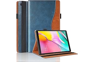 Samsung SM T510 Case, Ultra Slim PU Leather Case for Samsung Galaxy...