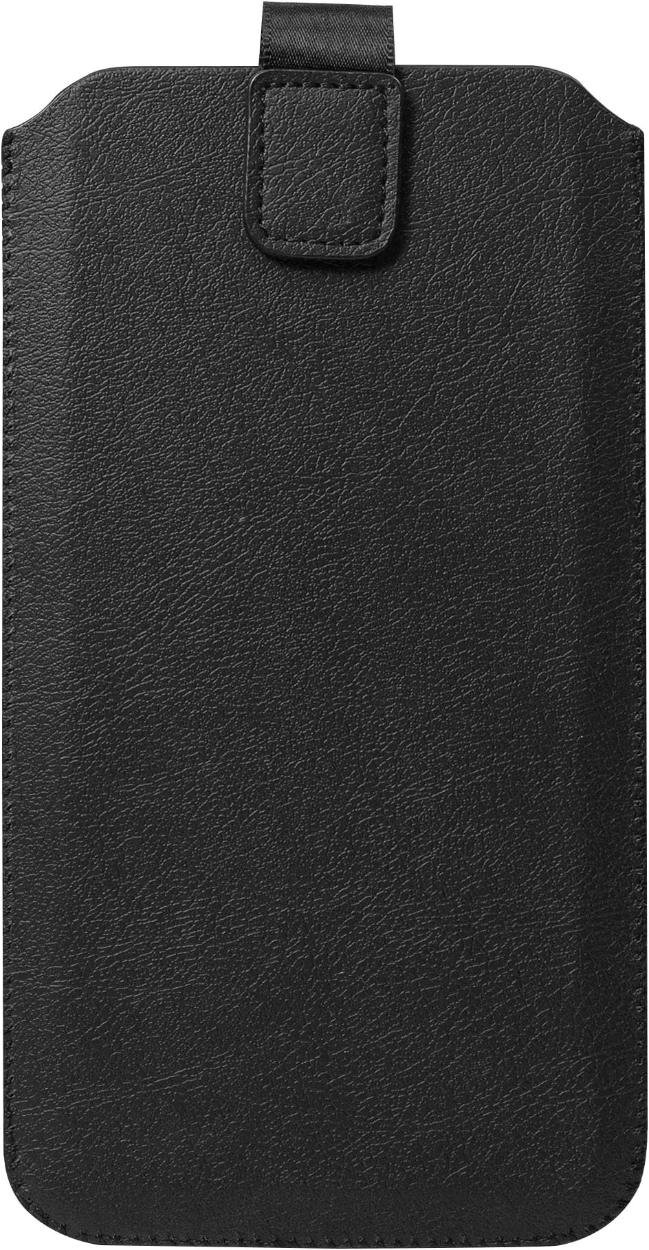 Protective Mobile Phone Case Cover with Magnetic Closure 5.5 Inches Black Suitable for Samsung, Apple, Huawei, Sony, LG, Nokia, etc.
