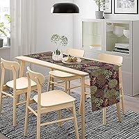 Vista 157 de Camino de mesa de mediados de siglo, moderno patrón atómico absctract geométrico retro de los años 1950 y 1960 S para decoración de mesa del hogar