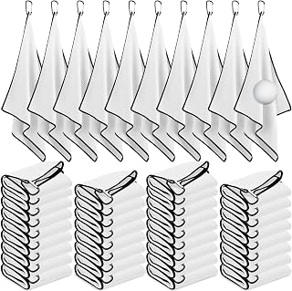 Batiyeer Golf Towels Bulk for Bags 16'' x 24'' Microfiber Waffle Pattern Golf Towels Trifold with Clip for Hiking,Tournament, Yoga