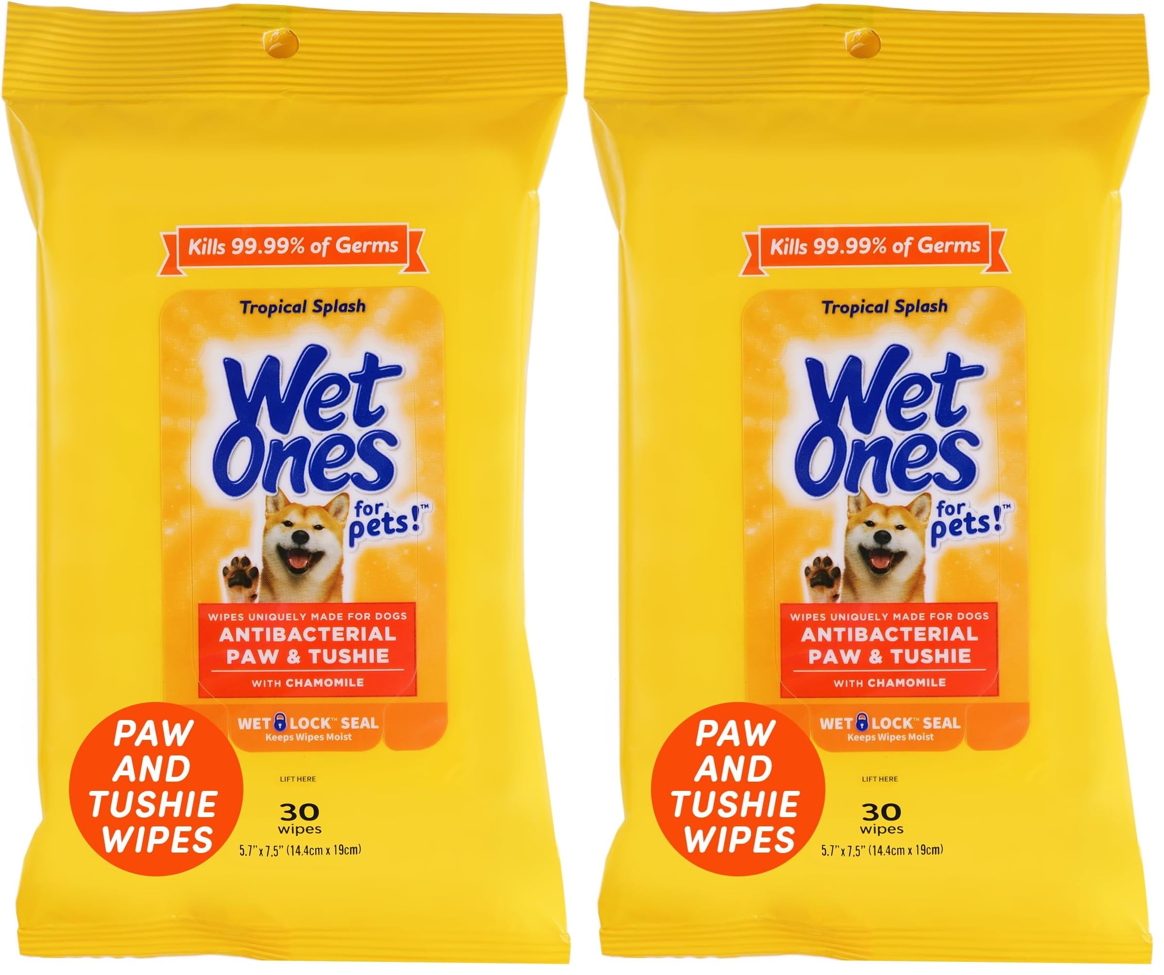 Wet Ones Paw & Tushie Wipes