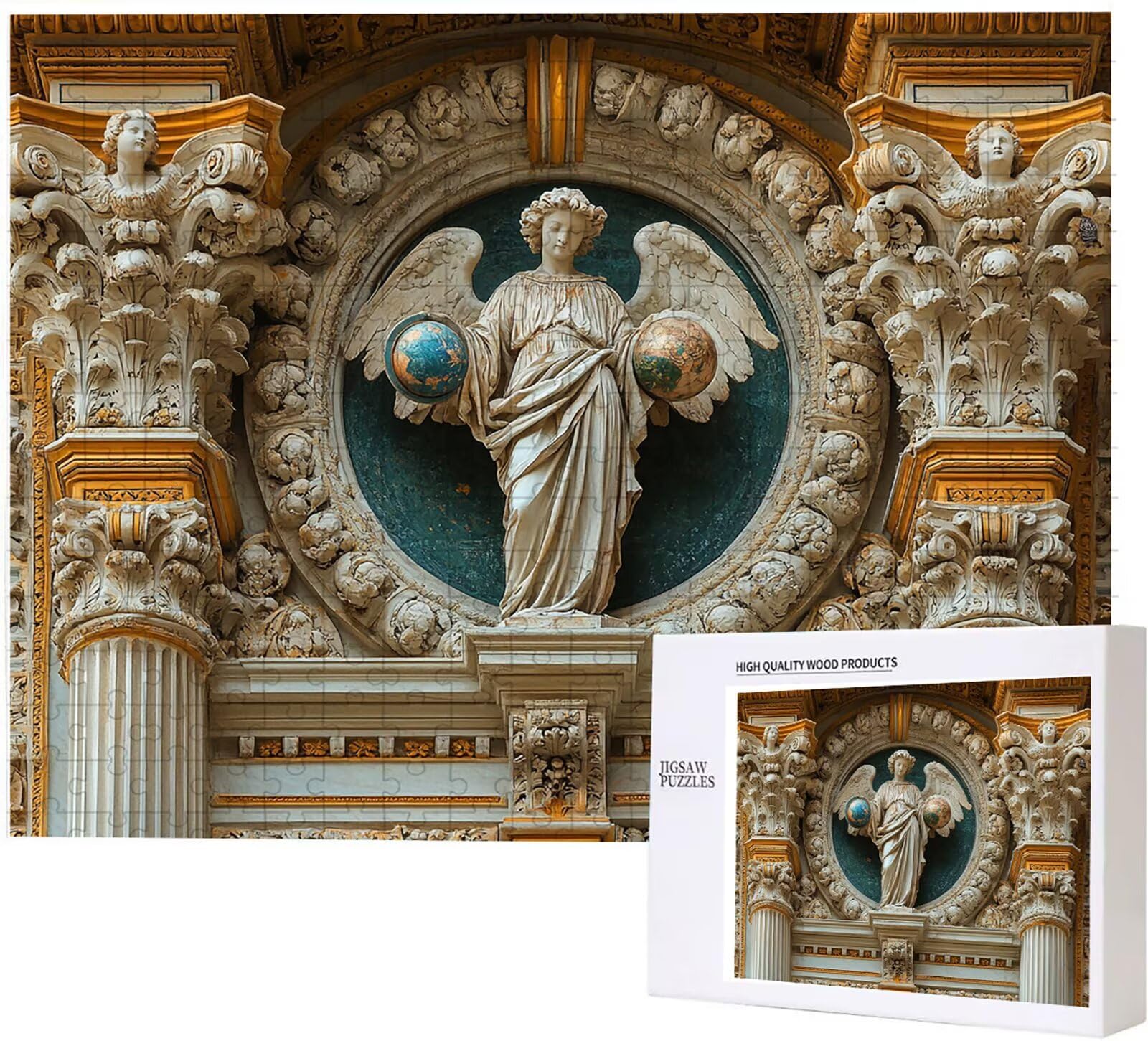 1500 Pezzi di Puzzle, donna rosso 1500 Pezzi di Puzzle per Adulti, Regalo Anniversario, Regalo Natale, Decorazione Della Casa, Prevenzione Della Degenerazione Cerebrale Negli Anziani PjY1102 Z-F