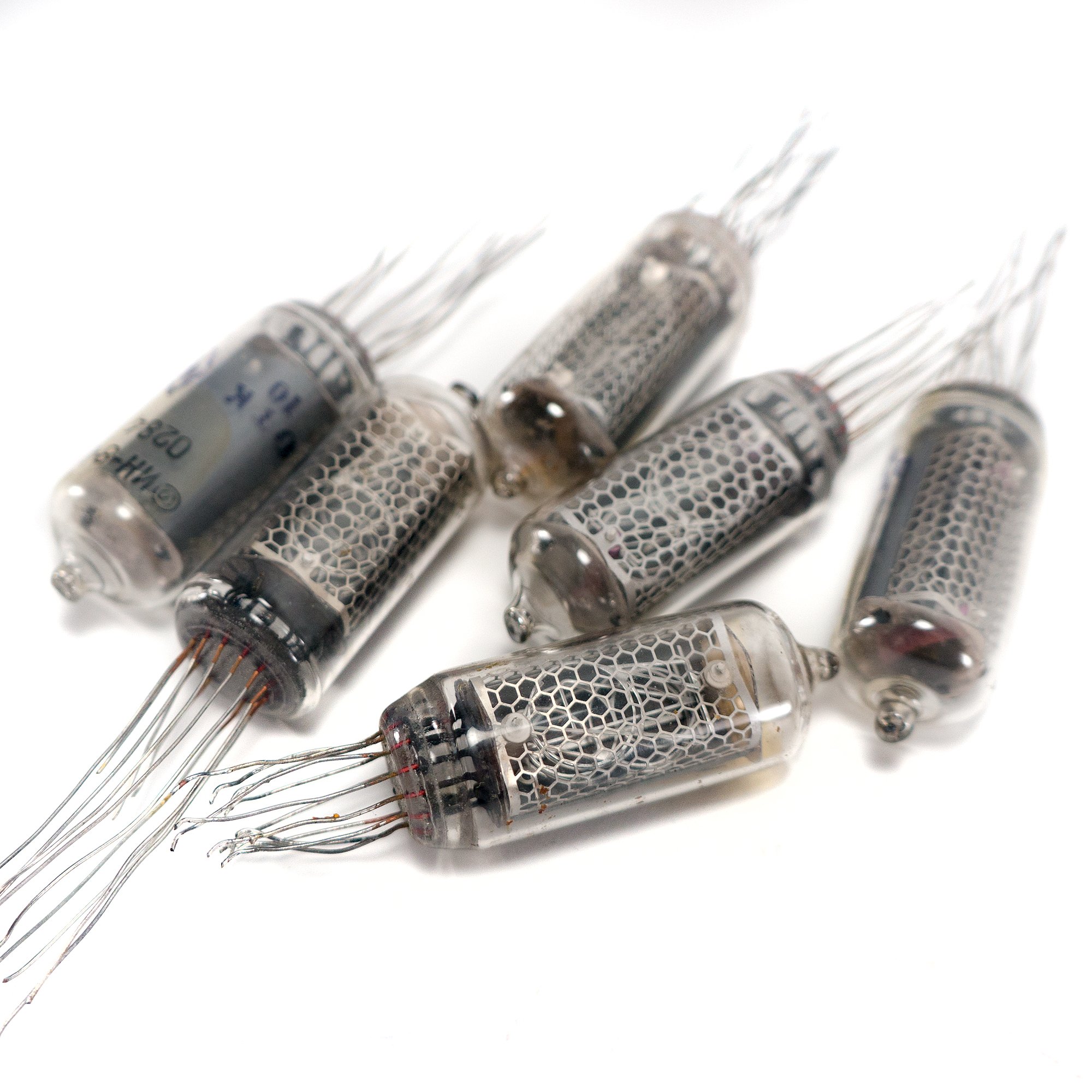 Amazon.com: 6 pcs Used Nixie Tubes IN-8-2 (as IN-14) Soviet Neon