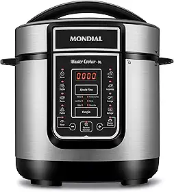 MONDIAL Panela de Pressão Elétrica, Master Cooker - 3L, 220V, Preto, 700W - PE-40