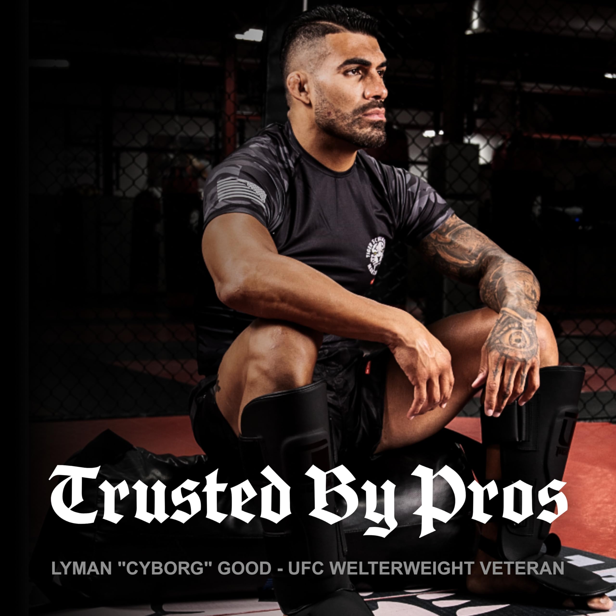 Tigear Prime 2.0 Parastinchi per MMA, Muay Thai e Kickboxing, protezione a triplo strato di alta qualità, per uomini, donne, bambini, antiurto, vestibilità sicura e design traspirante