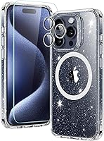 Vista 50 de ESR Serie Cloud Funda para iPhone 15 Pro con MagSafe, soporta carga magnética, delgada, de silicona líquida, absorción de golpes, protección