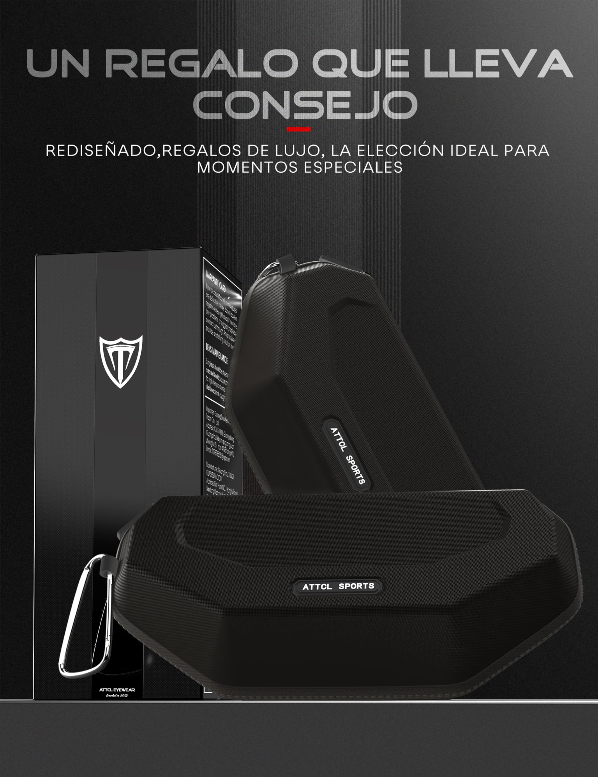 ATTCL Lentes de sol polarizados para pesca: lentes de policarbonato TR90 irrompibles, ligeros, protección UV400, segura para conducir, golf y deportes