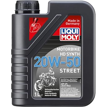Liqui Moly P003553 HD Synth Street 20W-50 Motorbike Oil 1 L