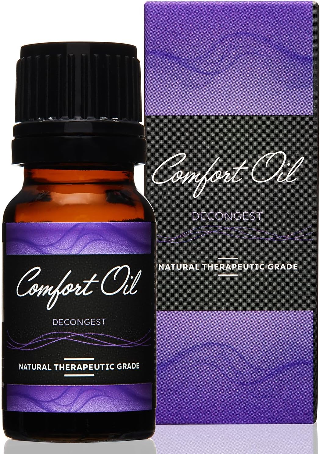 Comfort Oil: Decongest – Natural Essential Oils Blended for Clear Breathing, Relief for Congestion & Respiratory Support - Steam, Inhale, Diffuser Use