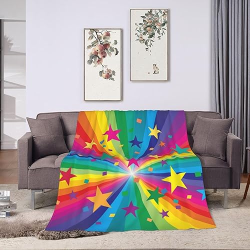 Miniatura 8 de HouAmorse Manta de anime súper suave y cálida de dibujos animados de 50 x 40 pulgadas para sofá, cama, sofá, dormitorio, 03 F