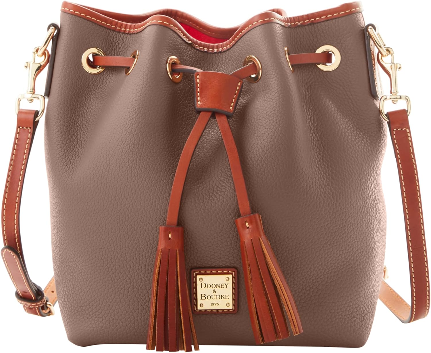 Pebble Grain Dooney And Bourke Bucket Bag Dooney Bourke